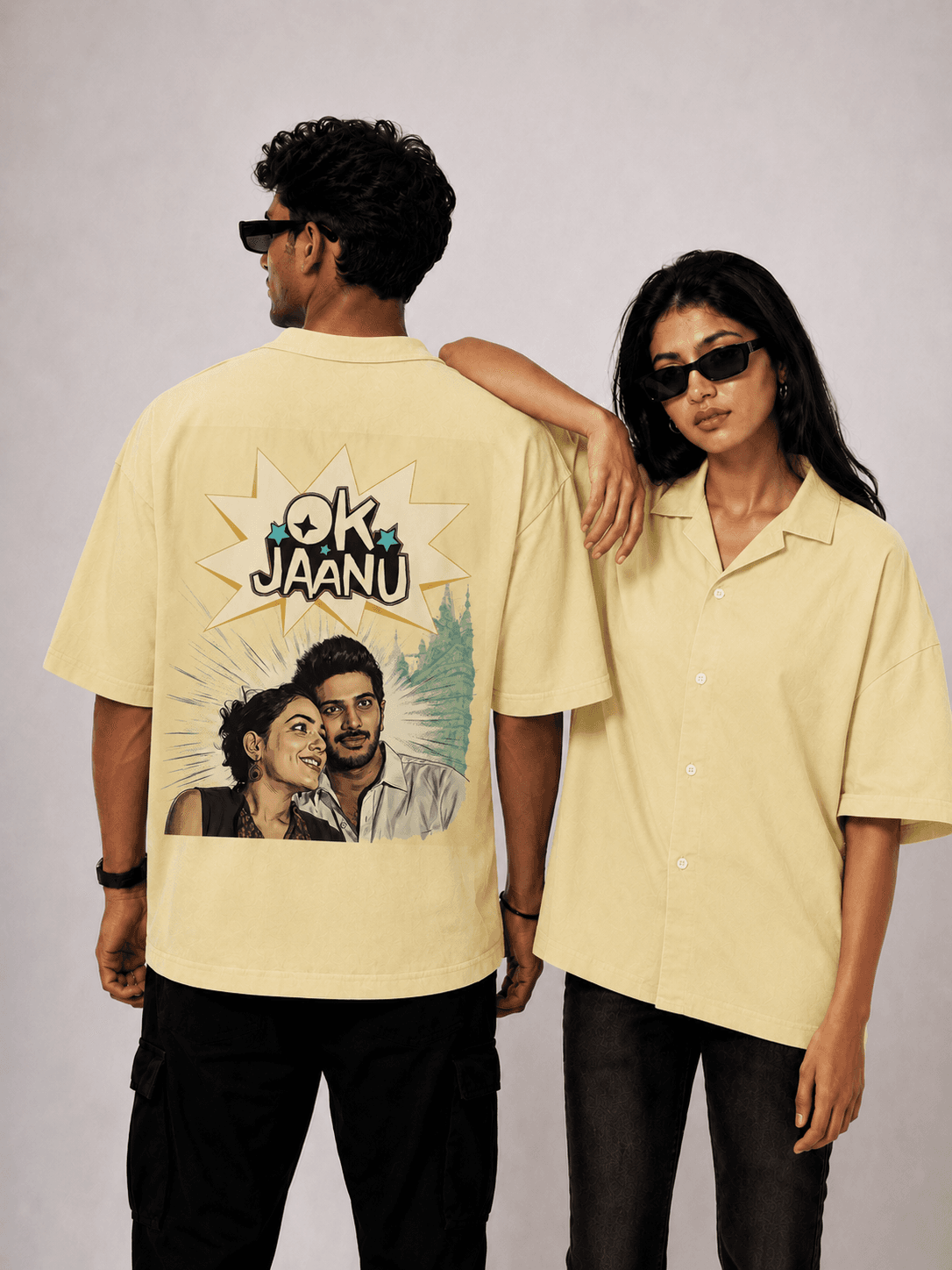 Butter Yellow Cuban Collar Shirt 4