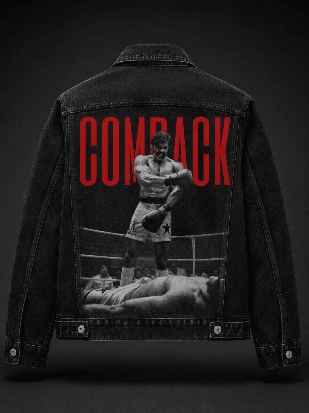Comeback Black Denim Jacket