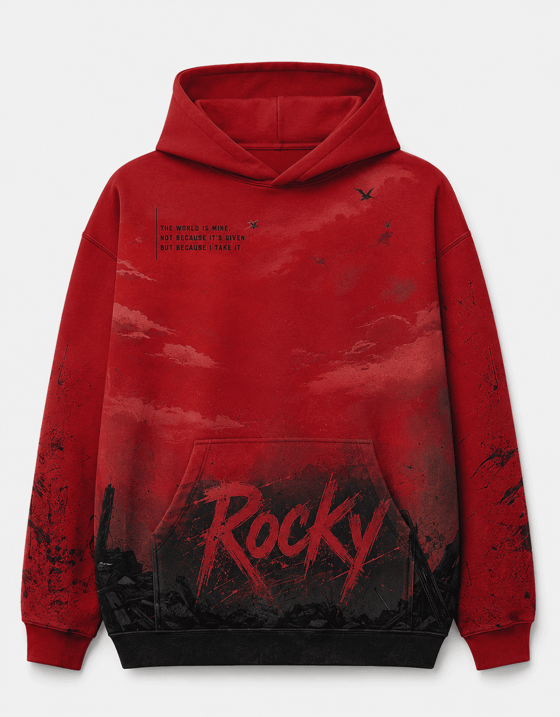 KGF Rocky Red Hoodie 2