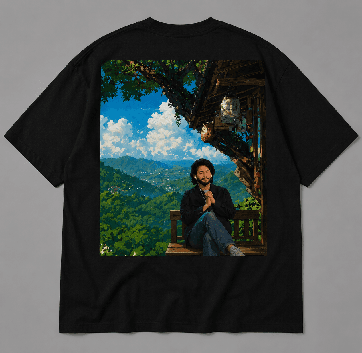 Music Black T-Shirt