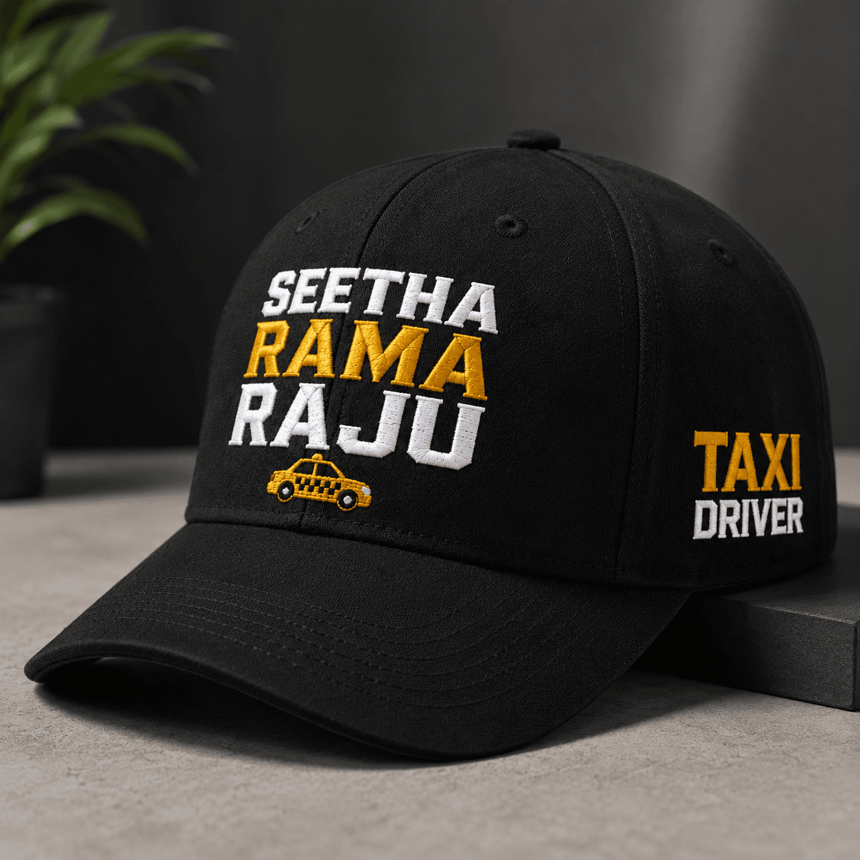 Seetha Rama Raju Taxi Driver Black Cap 4