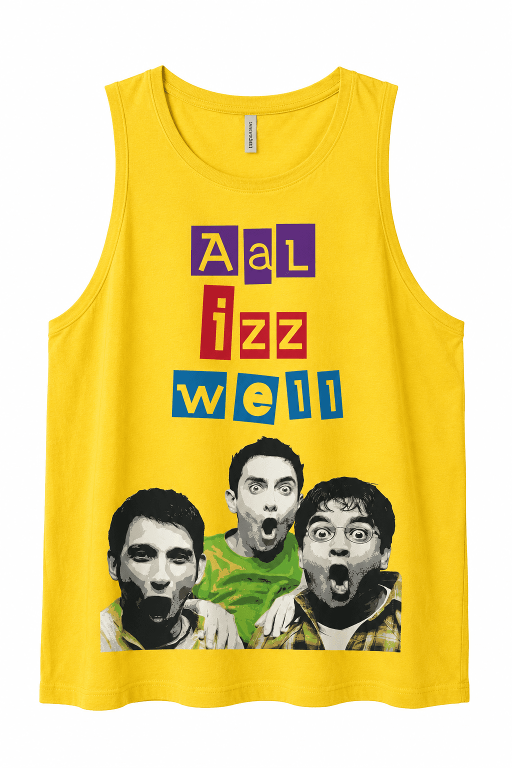 All Is Well Yellow Tank Top