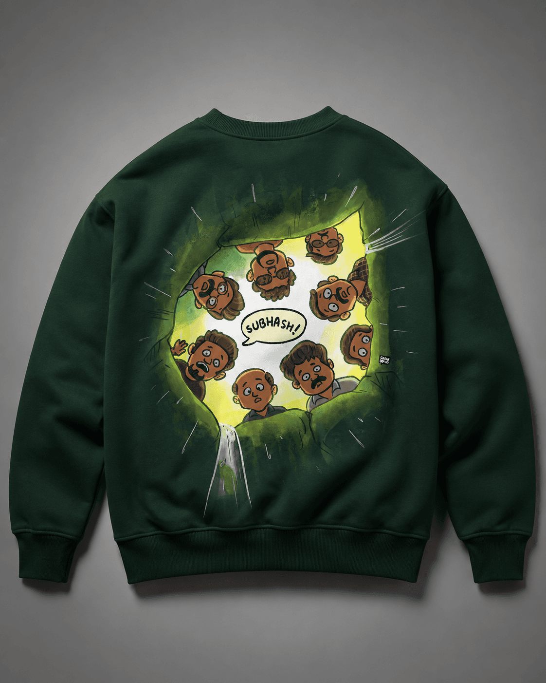 Green Sweatshirt (Subhash)
