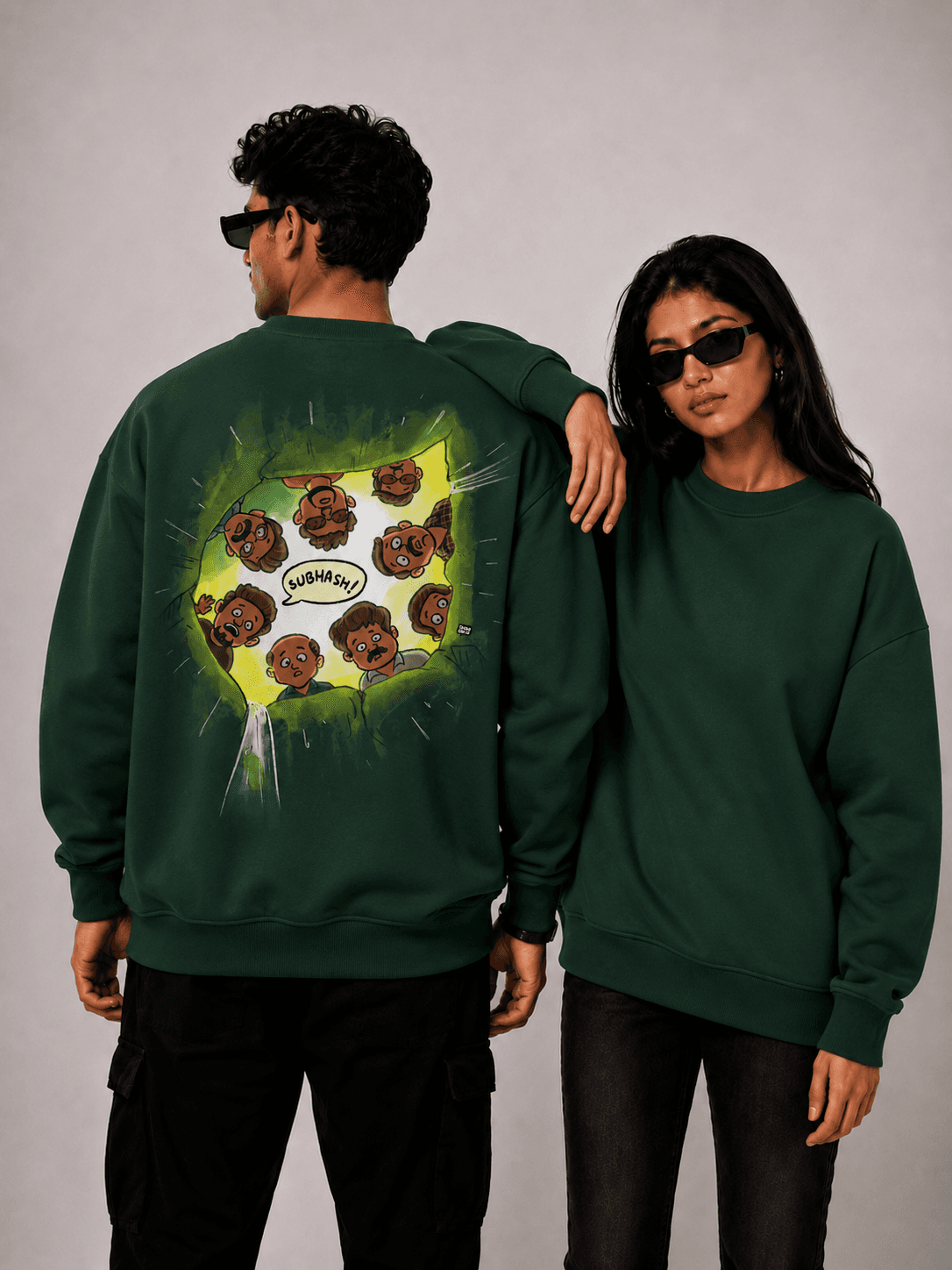 Green Sweatshirt (Subhash) 2