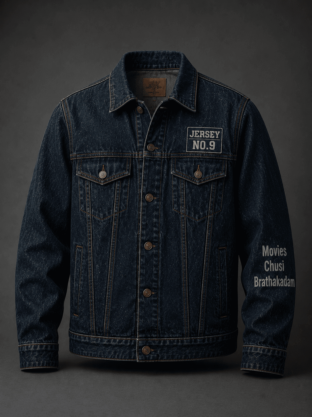 Jersey Denim Jacket (Blue)