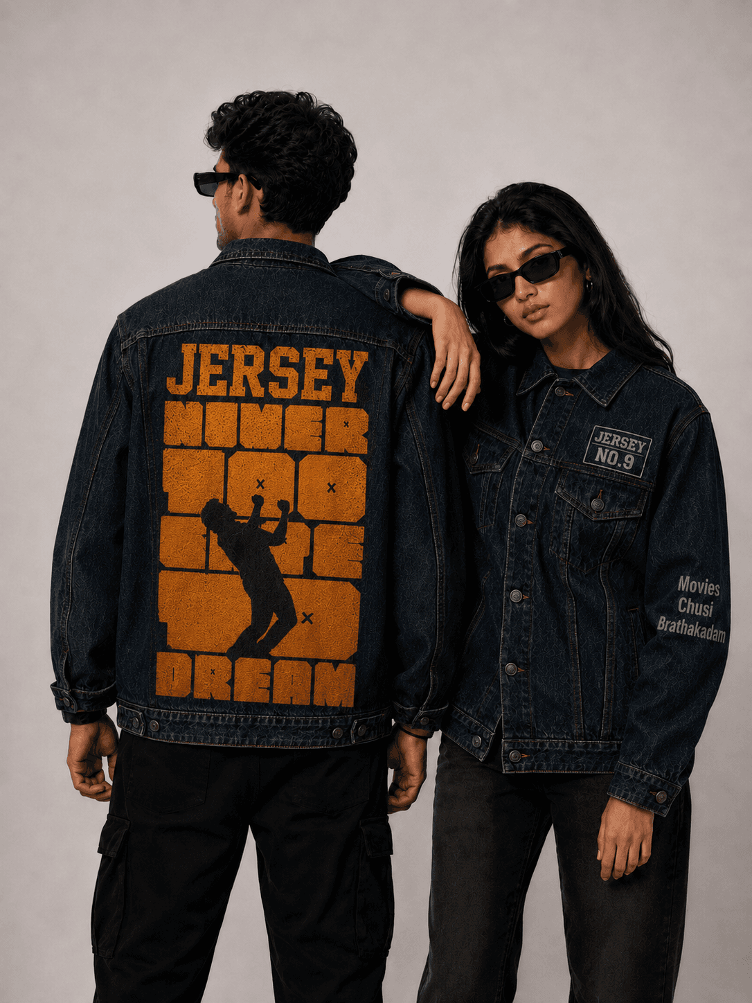 Jersey Denim Jacket (Blue) 2
