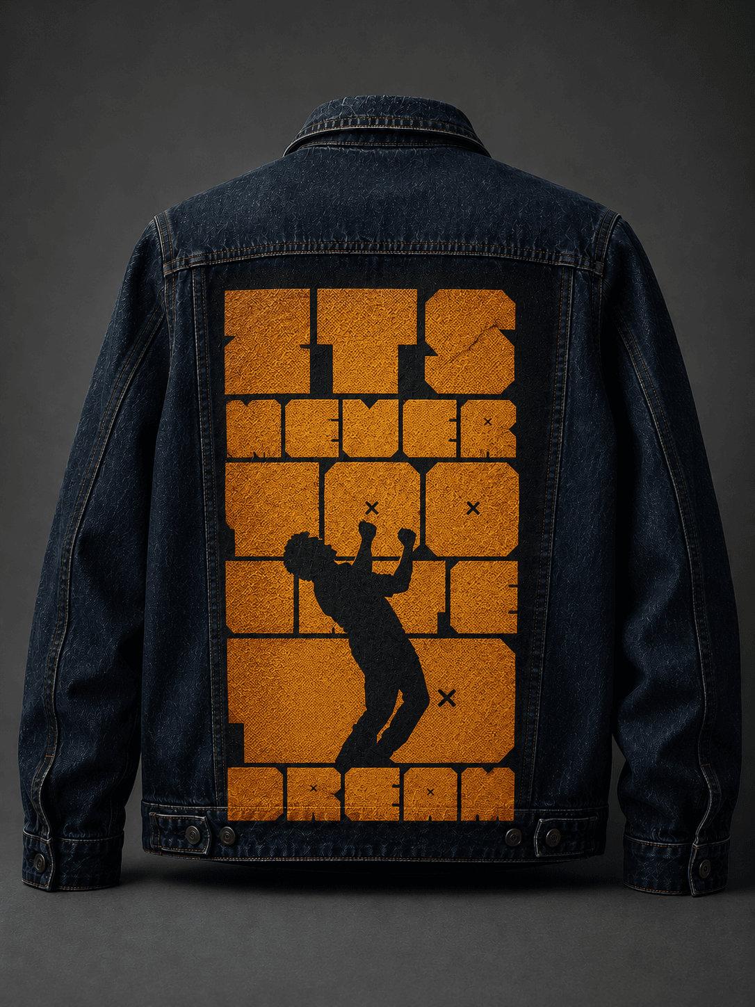 Jersey Denim Jacket (Blue) 3